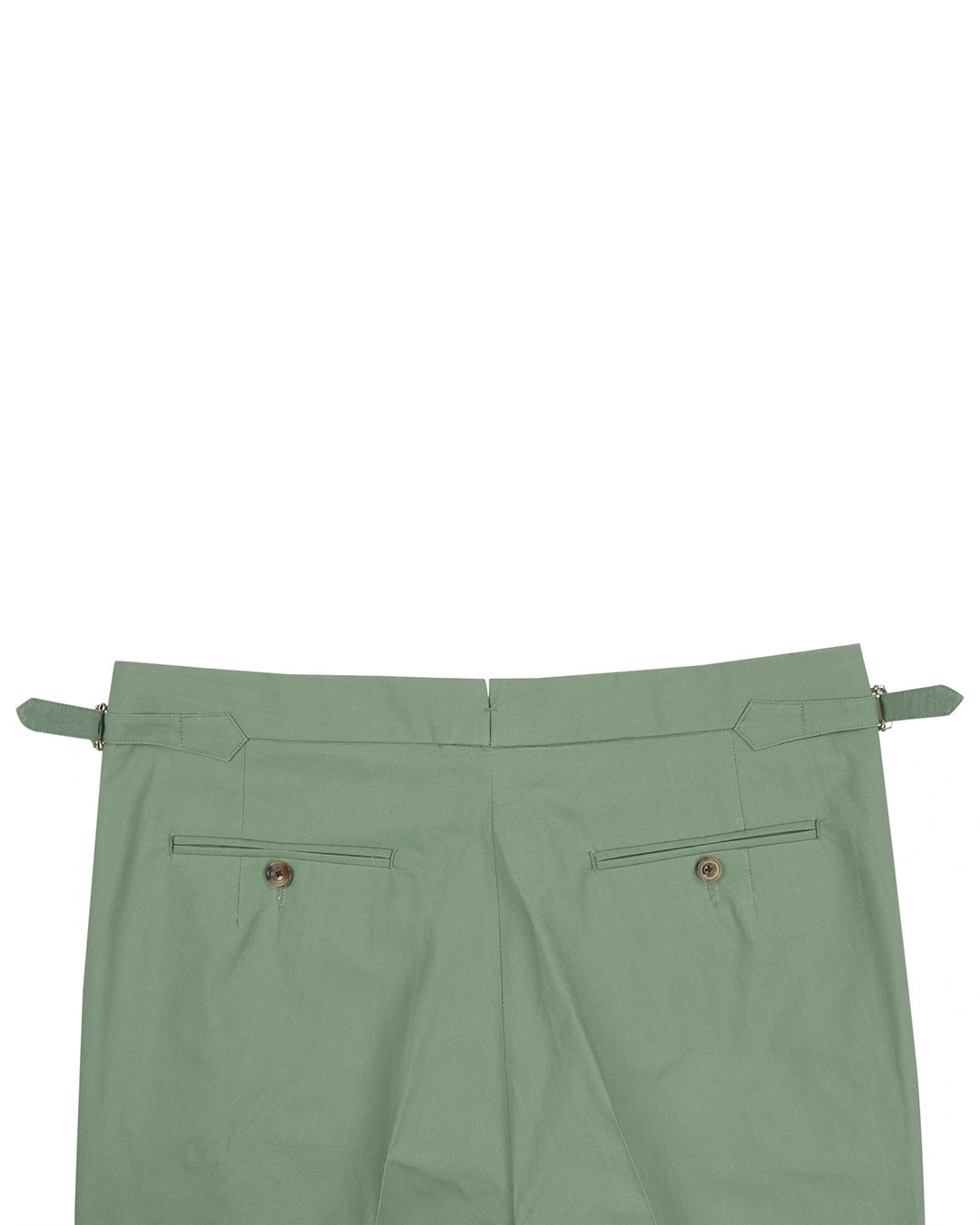 Zielone Chino z Efektem Slub Chambray: Odcień Natury w Twojej Szafie Stylowy Detal Codzienności!